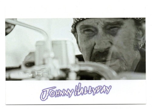 Johnny hallyday carte postale - johnny,