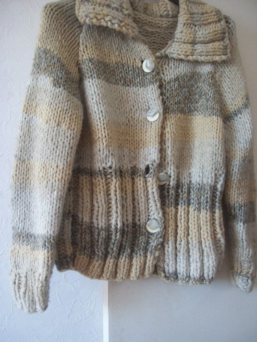Veste tricot fait - tricot, taille