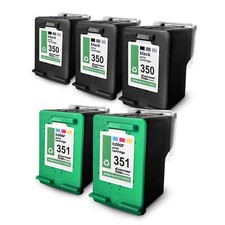5X Toner Pour HP C 4280 4340 4384 5270, 350XL 351XL CMYK