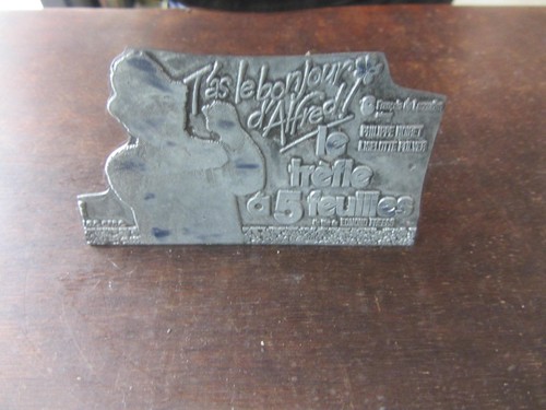 Plaque impression publicitaire