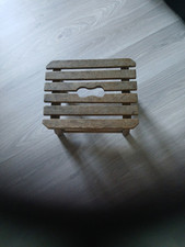 ANCIEN MARCHE PIED TABOURET EN