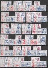 France Colonial full set 1941 MLH* (very light trace of 1 hinge) perfect conditi
