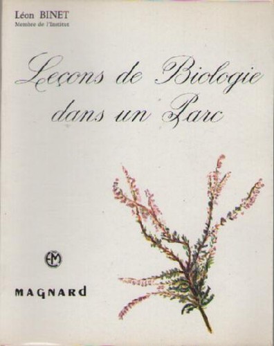 Livre leçons de biologie - de,