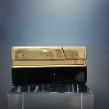 Briquet à gaz Silver Match noir or fabriqué en France vintage de collection...
