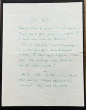 Marcel PAGNOL - Lettre autographe signée – Théatre, Cinéma & vache enragée