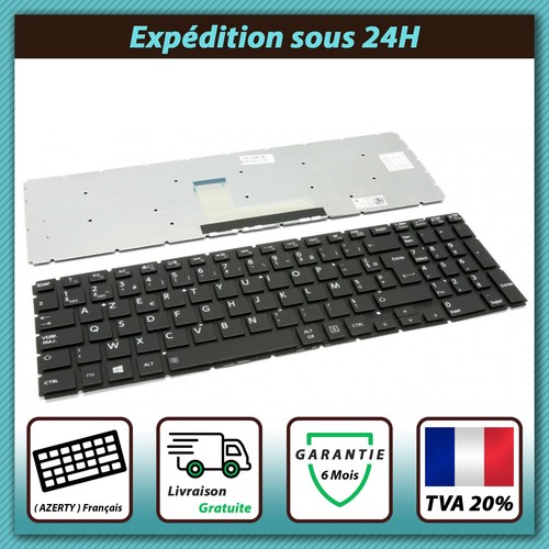 Clavier français azerty noir - français,