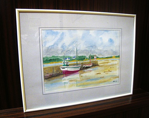 Tableau aquarelle marine - aquarelle,