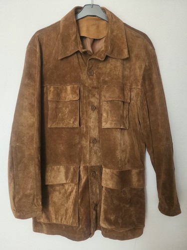 Veste daim véritable - veste,