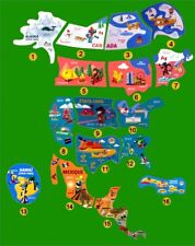 magnet brossard savane carte amerique du nord, aimant au choix