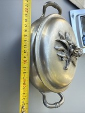 Soupière Ovale en étain