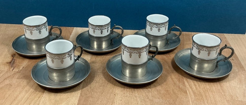 Service tasses café limoges - tasses,