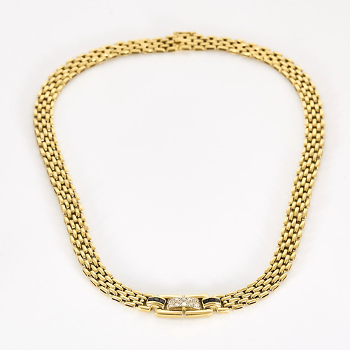 Collier jaune 18k - collier, or