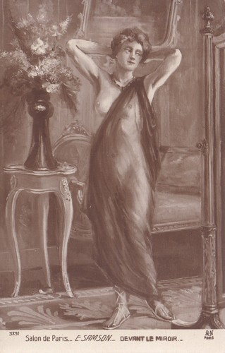 Carte postale ancienne femme - postale,