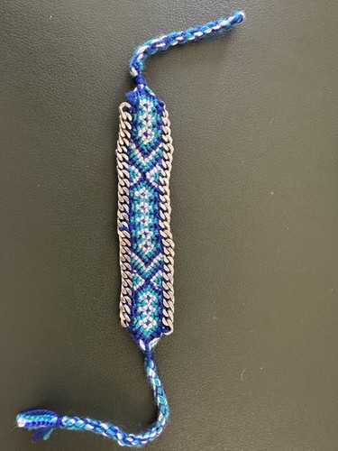 Hipanema blue woven friendship - blue,