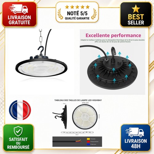 Projecteur led industriel ufo - led,
