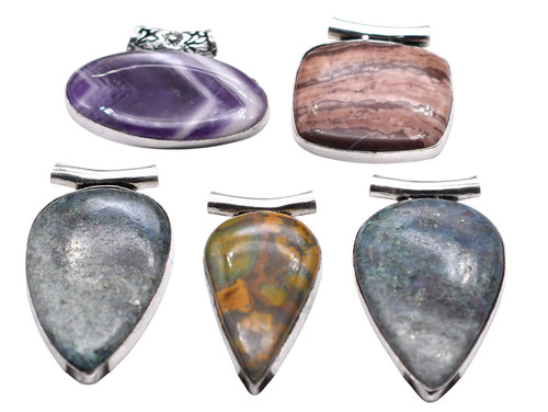 Pcs mix gemstones ethnic - 5,