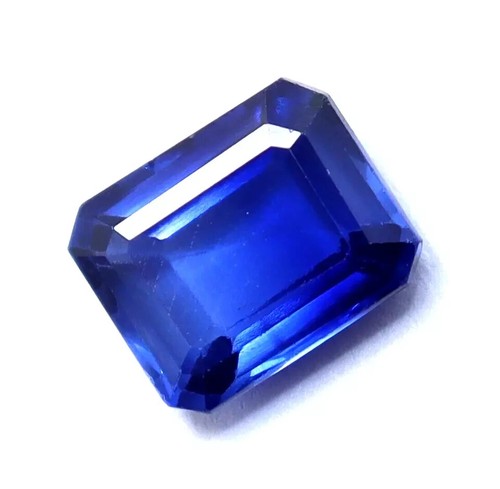 Saphir bleu naturel - 6,55, ct
