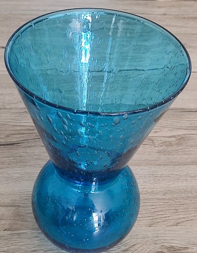 Vase vintage diabolo verre - diabolo,