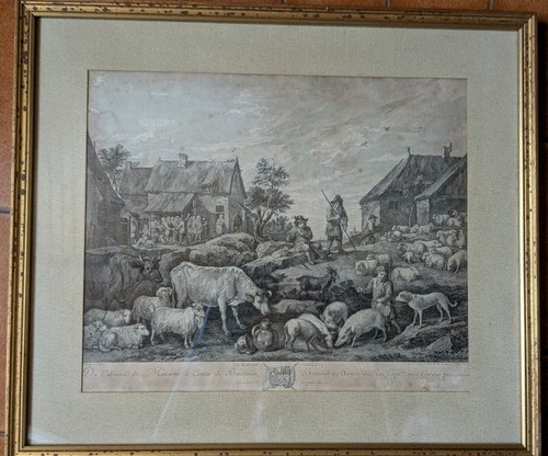 Gravure ancienne 1772 - ancienne,