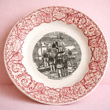 Rare assiette parlante ancien - rare,