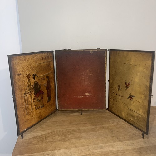 Ancien miroir triptyque - ancien,