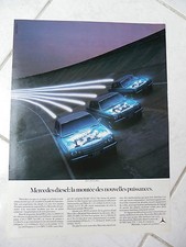 Publicité Mercedes 200D 240D 300D W123 1980 advert presse coupure publicitaire