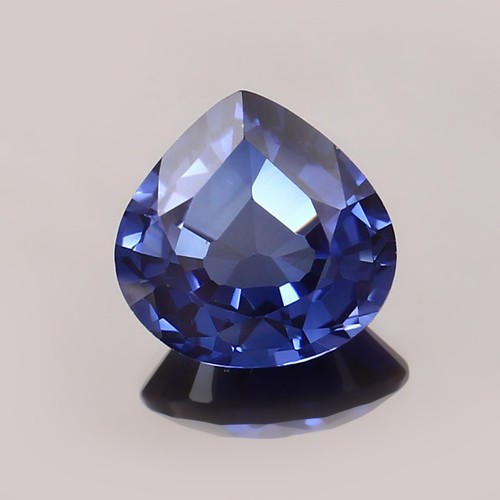 Saphir bleu ceylan naturel - saphir,