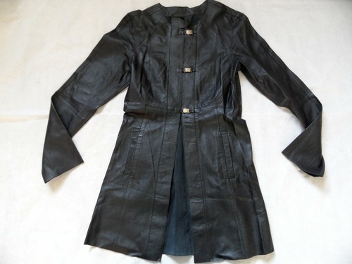 Veste longue légère cuir - légère,