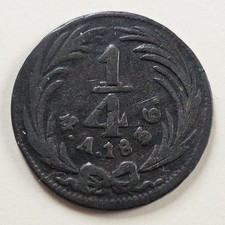 Mexique 1/4 REAL 1836 MA