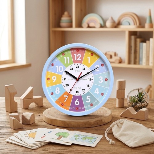 Horloge apprentissage - horloge, d'apprentissage