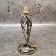 ancien Pied de lampe en fer