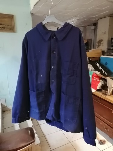 Veste bleu travail - veste,