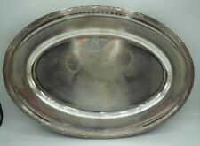 Plat  ovale en métal argenté de la  marque Christofle #5251#
