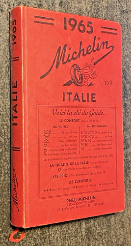 Guide michelin rouge italie - guide,