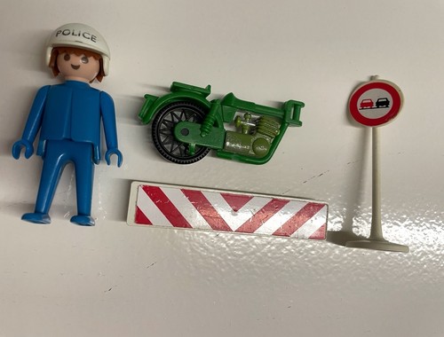 Playmobil vintage police - vintage, moto