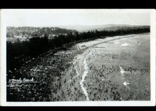 SYDNEY / MANLY BEACH (AUSTRALIE) PLAGE en vue aérienne vers 1930