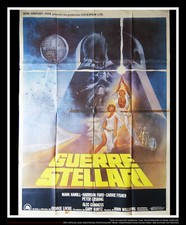 STAR WARS ? Georges Lucas Huge Italian 4SH Vintage Movie Poster Original 1977