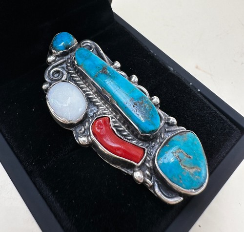 Bague sculpture navajo - navajo, en