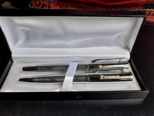 PARURE MICHELIN COLLECTOR feutre et bille 0.05mm en métal chromé NEUF