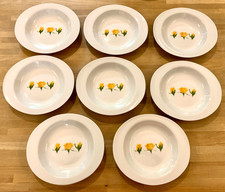 Série de 8 assiettes creuses