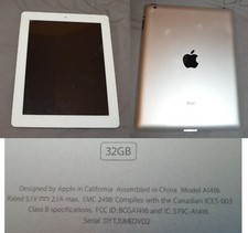 Bloqué iCloud - REMIS A NEUF - Apple iPad 3ème génération A1416 32 Go