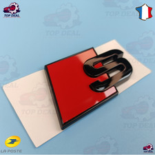 Logo Audi S Sline arrière coffre Noir Rouge 65 x 35 MM envoi avec suivi