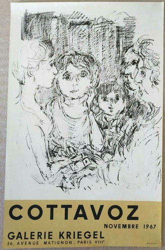 Cottavoz andre affiche - cottavoz,