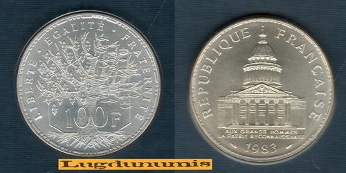 100 francs panthéon1983 fdc - 100,
