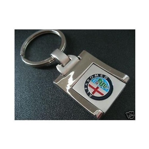 Porte clés chrome mat alfa - porte,