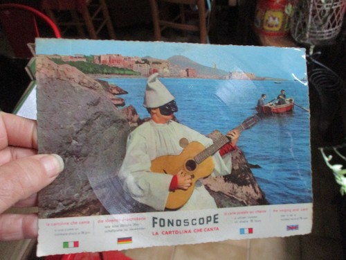 Ancien disque carte postale - disque,