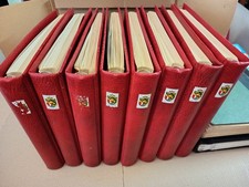 lot n°  11 un lot de 8 reliures vide avec les pages blanche ou ecrite