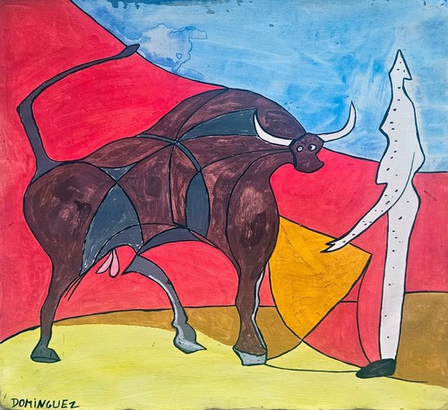 Peinture huile sur - l'huile,