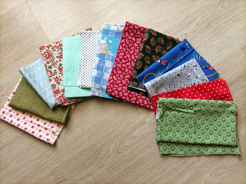 Lot chutes tissus - chutes, de