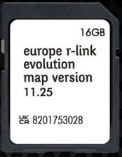 Carte SD Navigation GPS Europe 2024 - 11.25 - Compatible avec Renault R-Link